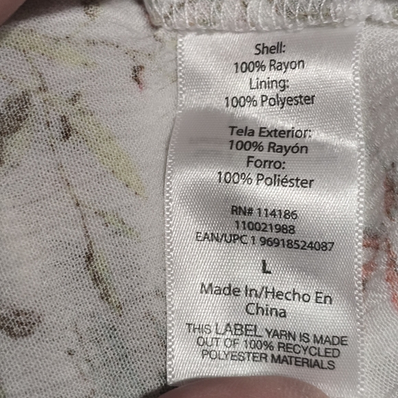 Frye Women's Summer Maxi Dress Floral Pattern Fully Lined Button Front EUC - Picture 7 of 7